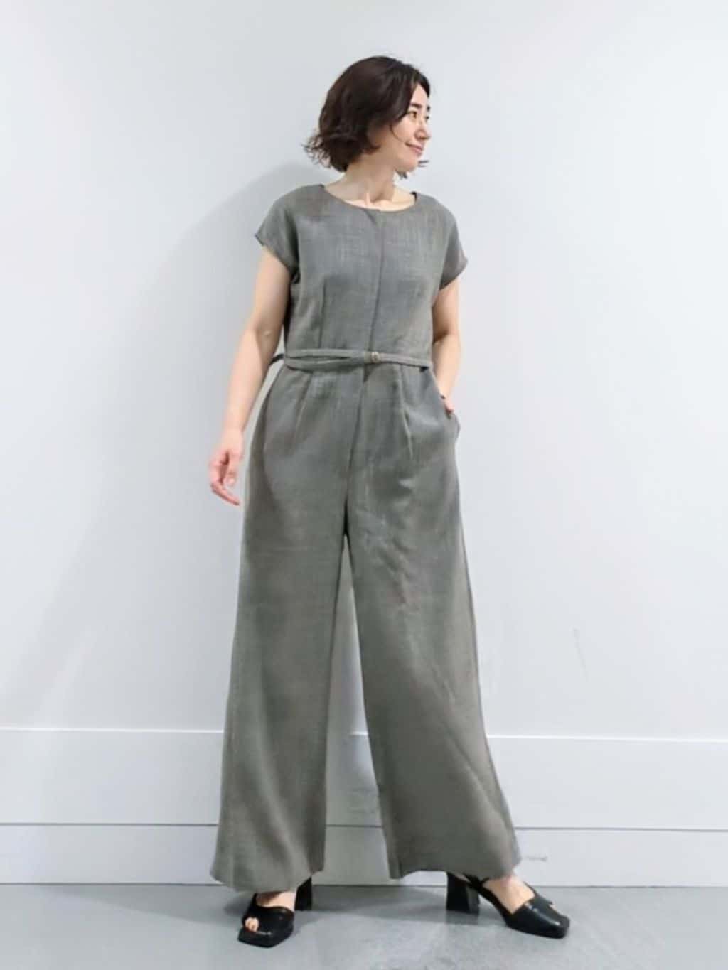 ミズタさんの「UNTITLED｜【接触冷感/オールインワン/洗える】梳毛調合繊コンビネゾン」を使ったコーディネート