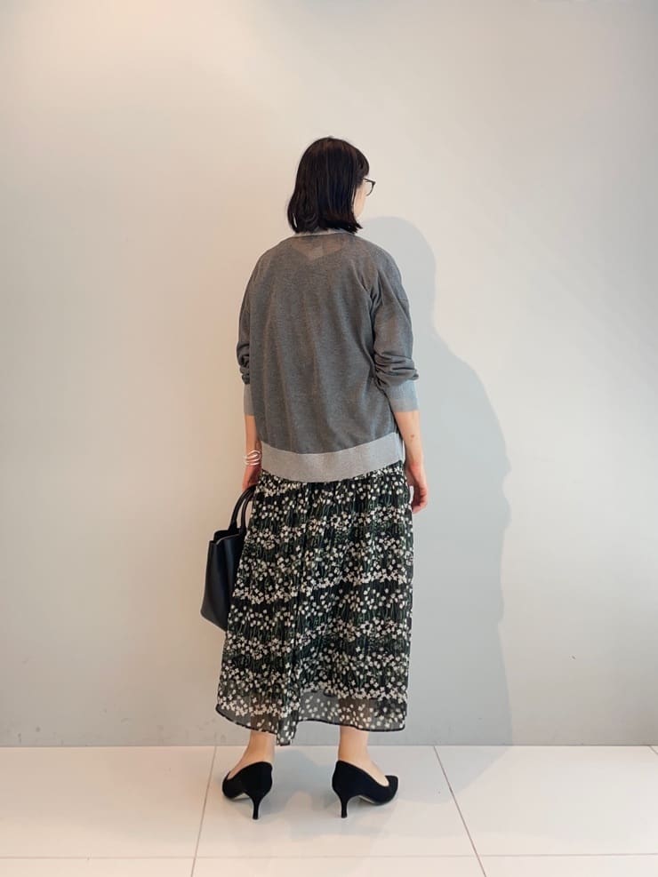 murayamaさんの「INDIVI｜【インナーとしても活躍！】シンプルTシャツ」を使ったコーディネート