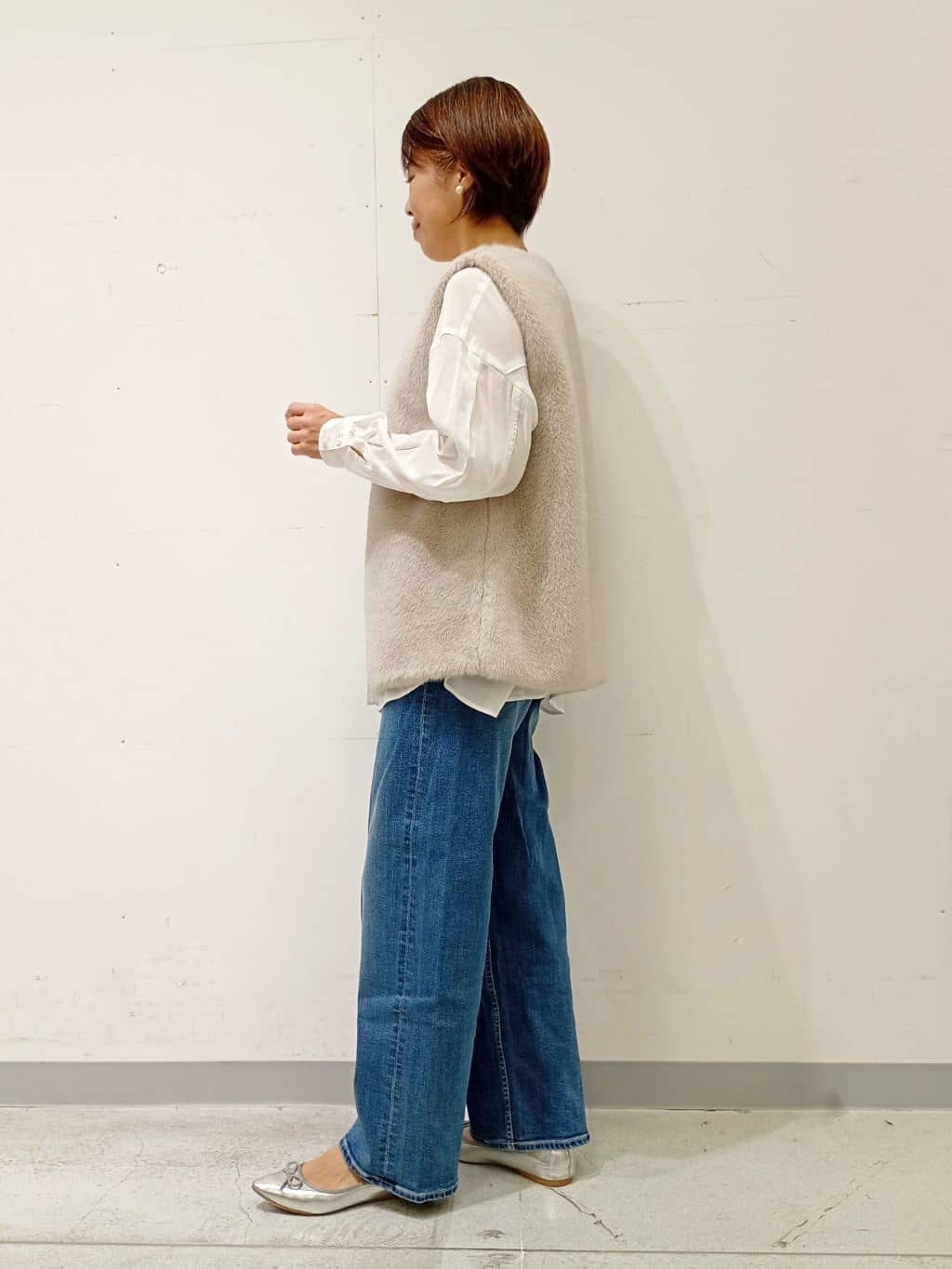 Kさんの「INDIVI｜ミンク調フェイクファージレ」を使ったコーディネート