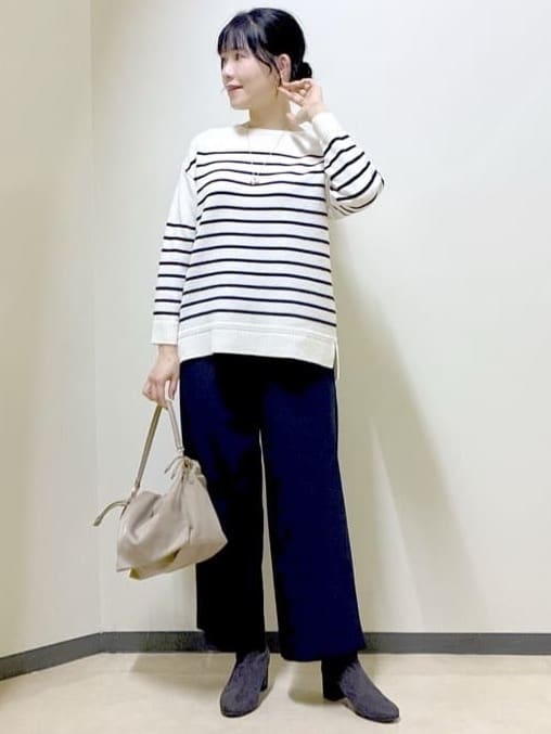  beni_gingerさんの「Reflect｜【裏起毛／ゆったりシルエット】ストレートワイドパンツ」を使ったコーディネート