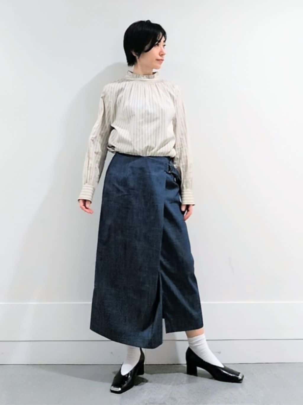 ミズタさんの「UNTITLED｜【洗える/ボタンなし】ミラノリブカーディガン」を使ったコーディネート