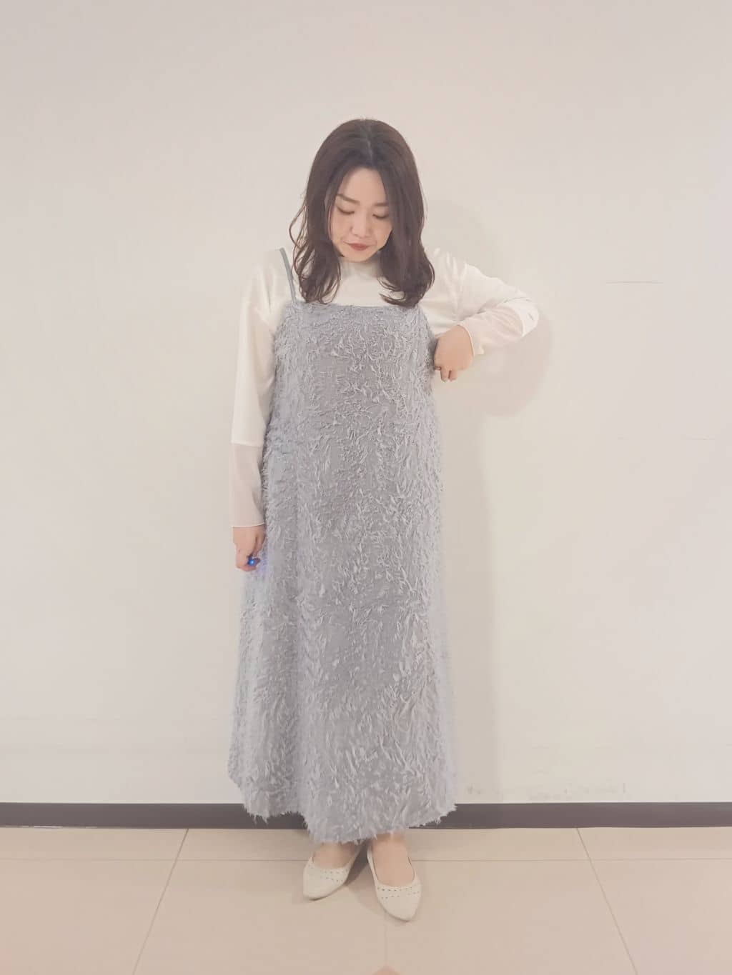kaoさんの「INDIVI｜◆【洗える】袖＆裾 シアーデザイントップス」を使ったコーディネート