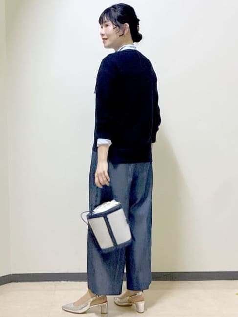  beni_gingerさんの「Reflect｜【パンツ合わせにぴったり◎】ゆったりオフボディニット」を使ったコーディネート