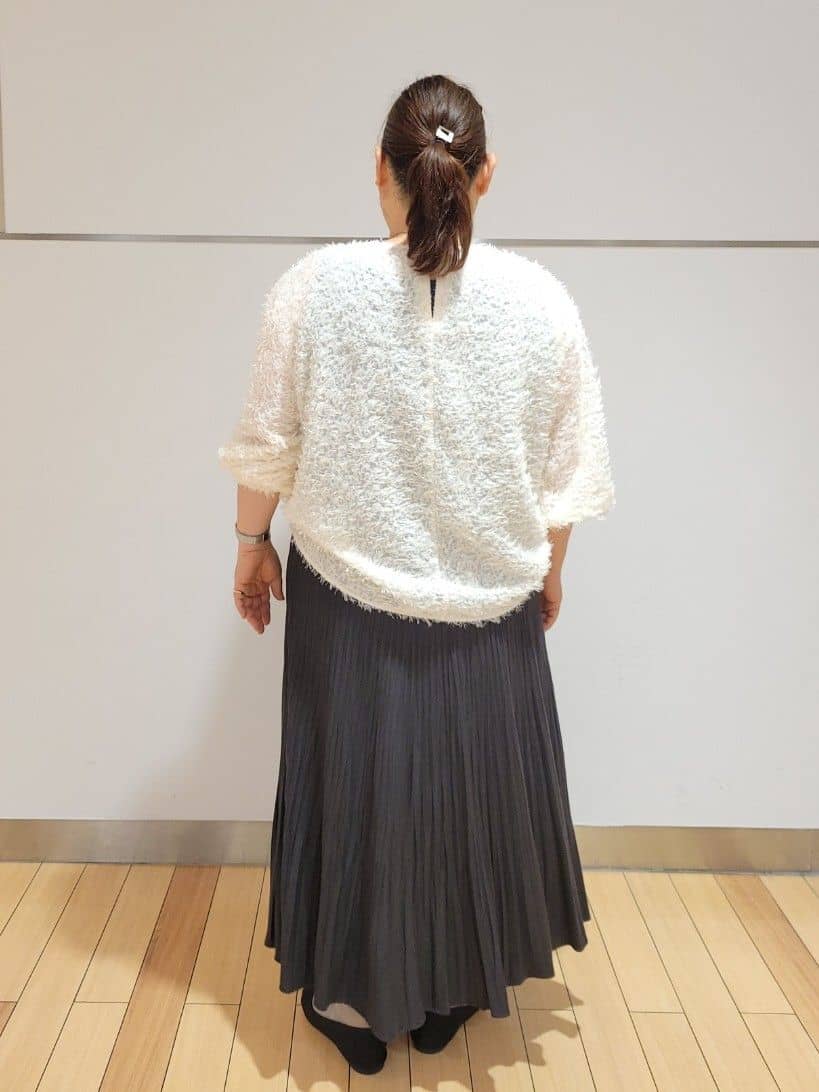 TAKAさんの「UNTITLED｜【洗える/1枚で着映え】カットジャカードトップス」を使ったコーディネート