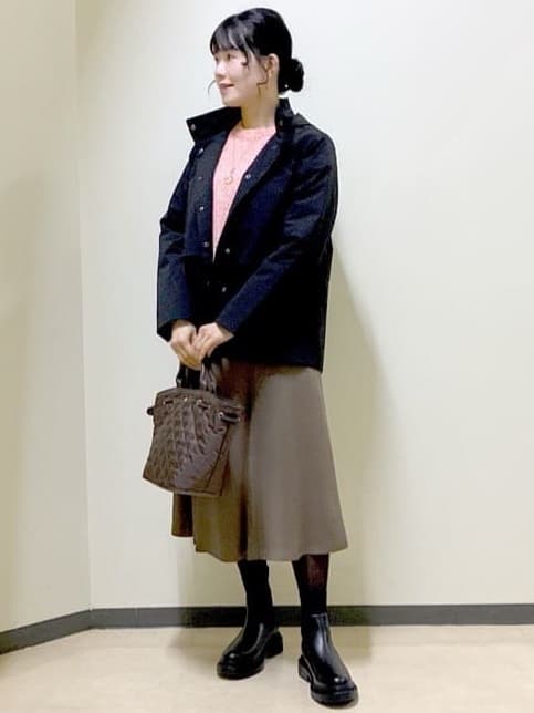  beni_gingerさんの「Reflect｜【すっきり見え／フード取り外し可／通勤におすすめ◎】ライティアウター」を使ったコーディネート