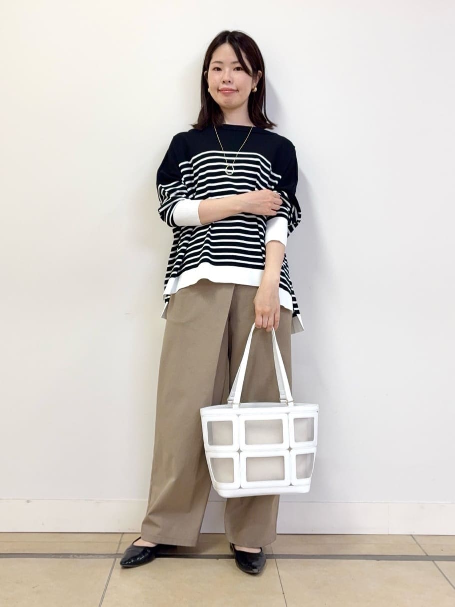asamiさんの「UNTITLED｜◆【セットアップ可能】フロントラップ ワイドパンツ」を使ったコーディネート
