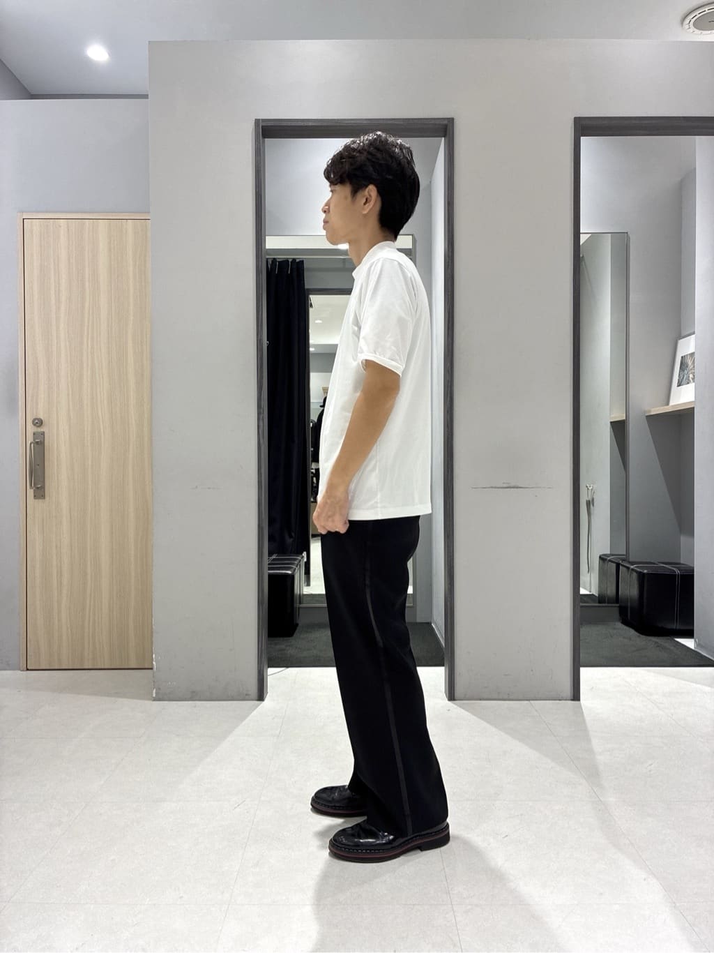 わいずみさんの「TAKEO KIKUCHI｜【COOL CITY WEAR】インドライ天竺モックネック プルオーバー /吸汗速乾」を使ったコーディネート