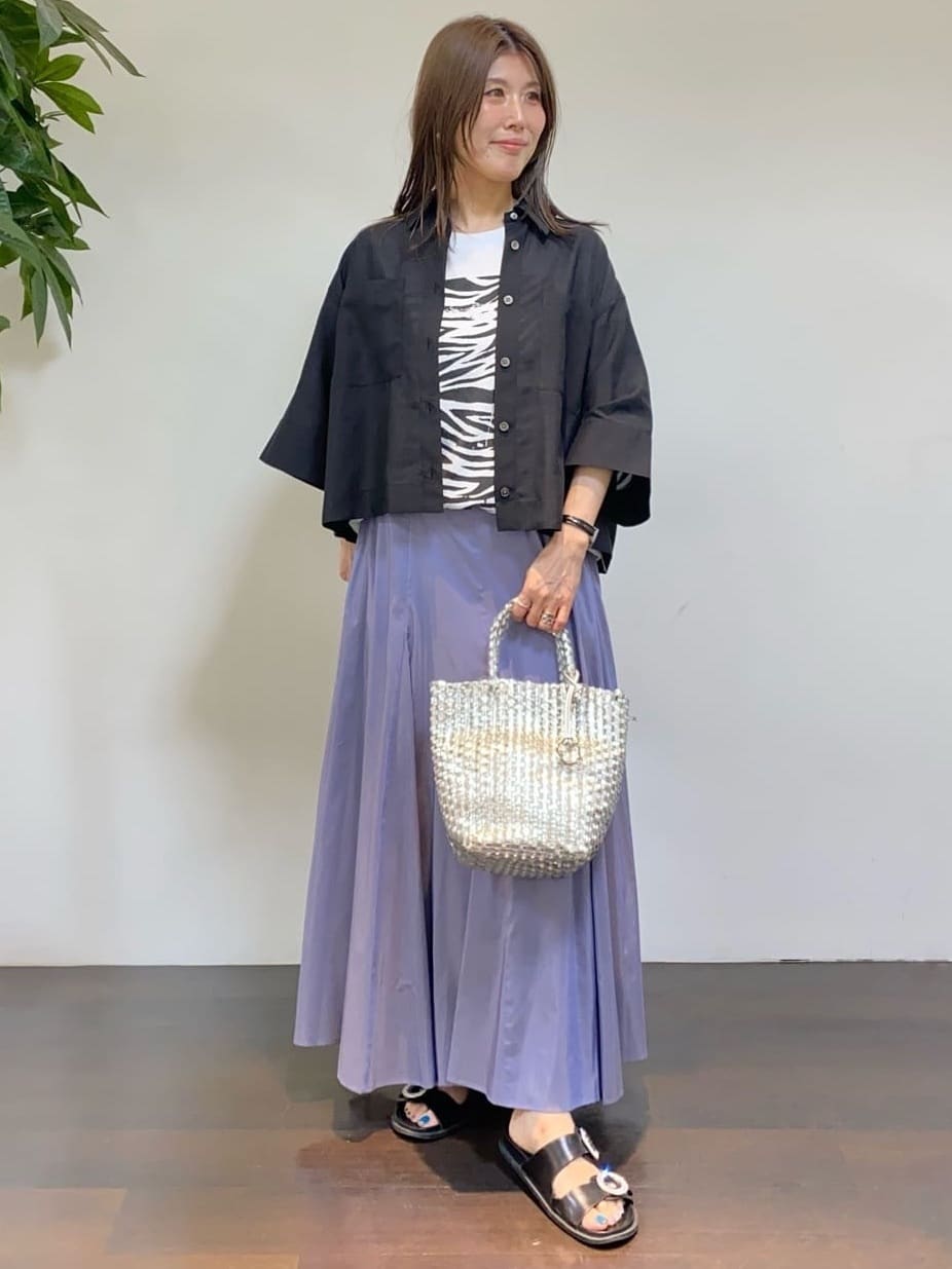 tomoさんの「UNTITLED｜コットンキャミソール」を使ったコーディネート