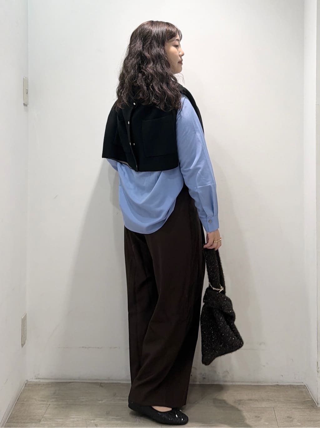 sumicaさんの「OPAQUE.CLIP｜タックデザインワイドパンツ【洗濯機OK】」を使ったコーディネート