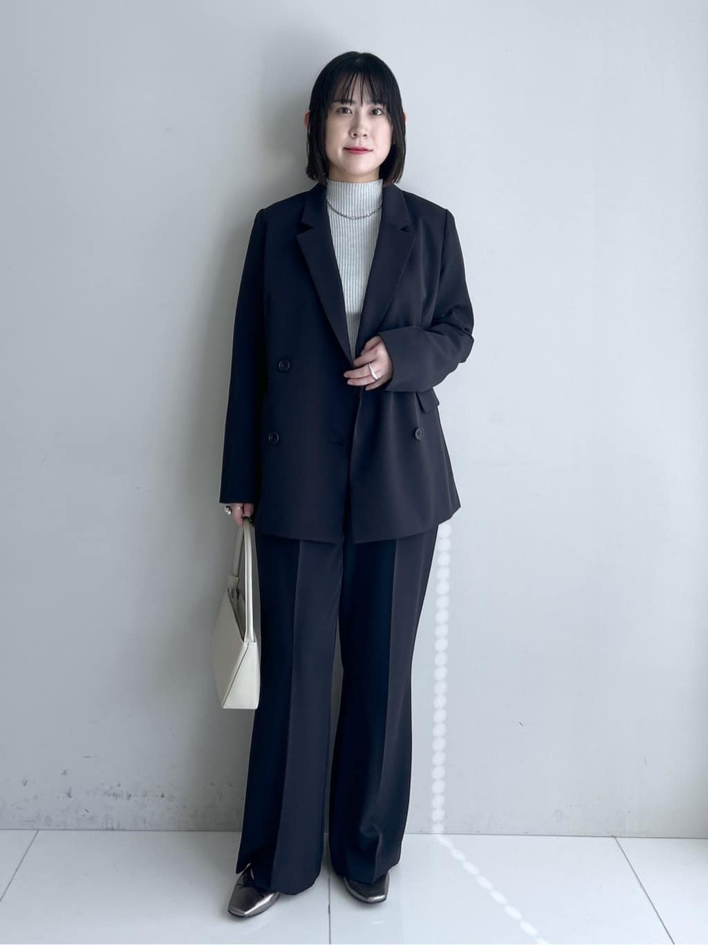 Hirokaさんの「Dessin｜【入卒/セレモニー/お仕事/セットアップ可能】ダブルジャケット」を使ったコーディネート