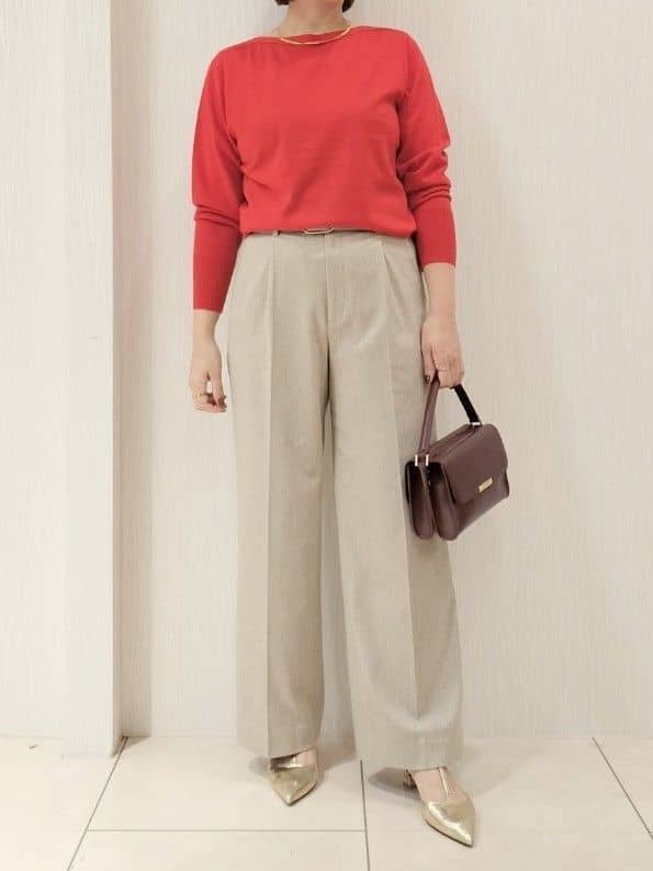 naokoさんの「UNTITLED｜【軽アウター/ミドル丈】ウールニットコーディガン」を使ったコーディネート