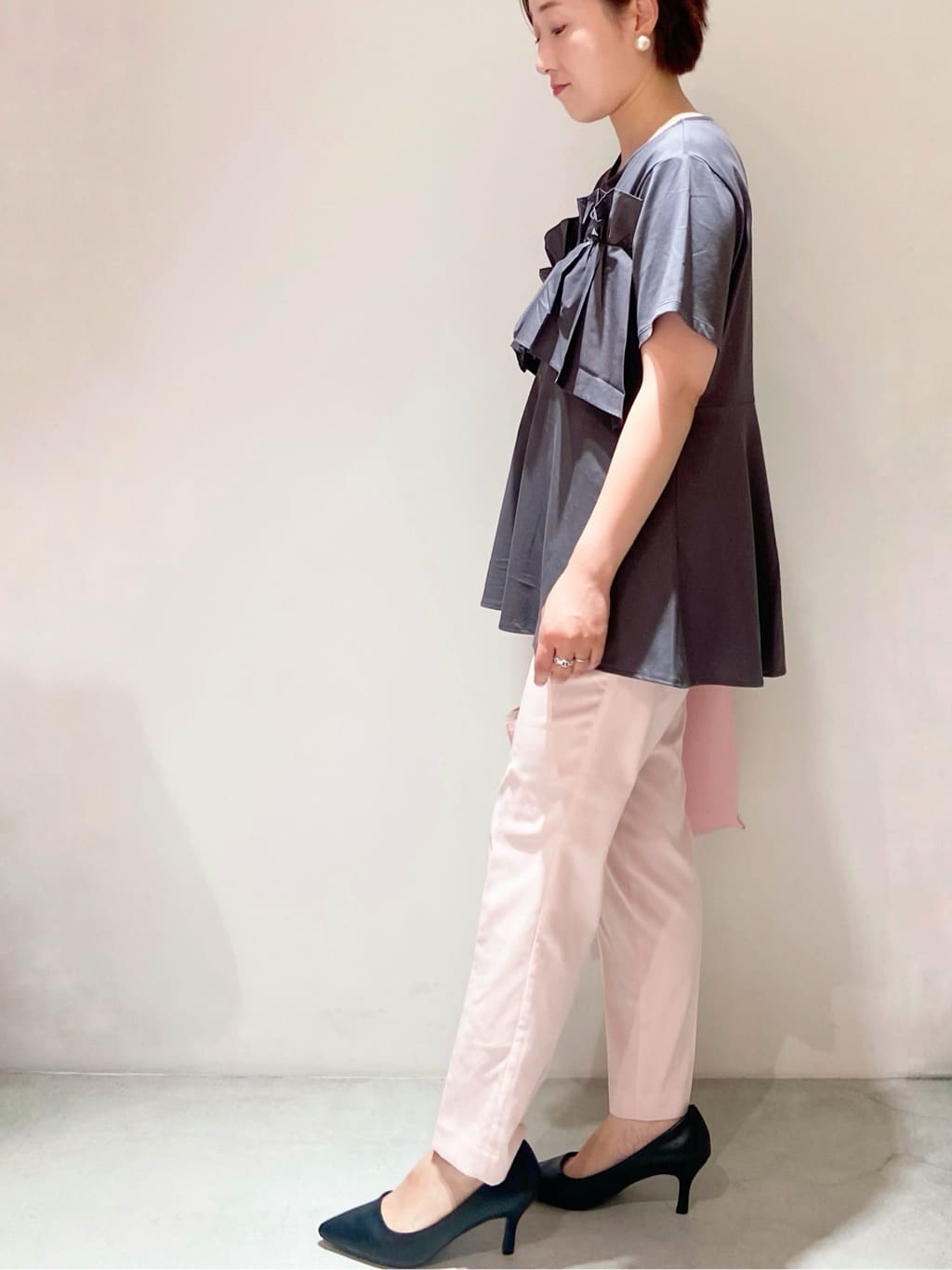 MIHOさんの「OPAQUE.CLIP｜【抗菌防臭加工/7cmヒール】ベーシックパンプス/通勤対応」を使ったコーディネート