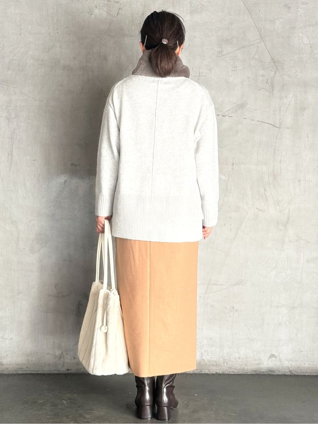 O.Kさんの「OPAQUE.CLIP｜ベーシックショートブーツ【THEシリーズ／抗菌防臭加工】」を使ったコーディネート