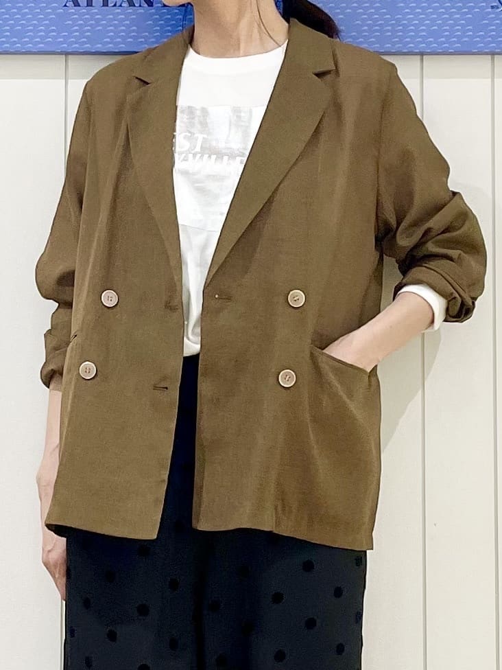 uwatokoさんの「Dessin｜【洗える】箔プリントロングTシャツ」を使ったコーディネート