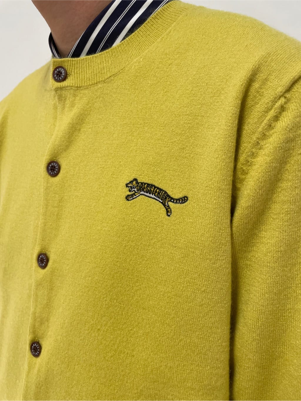 蒲谷祐太さんの「DRESSTERIOR｜THOMAS MASON ストライプシャツ」を使ったコーディネート