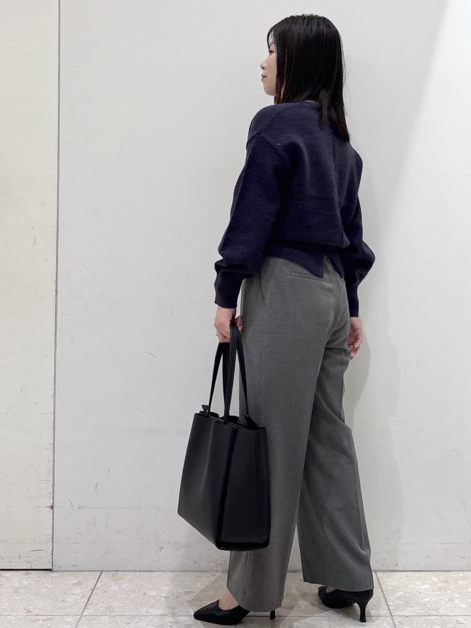 mameさんの「OPAQUE.CLIP｜ヘリンボーンステンカラーコート」を使ったコーディネート