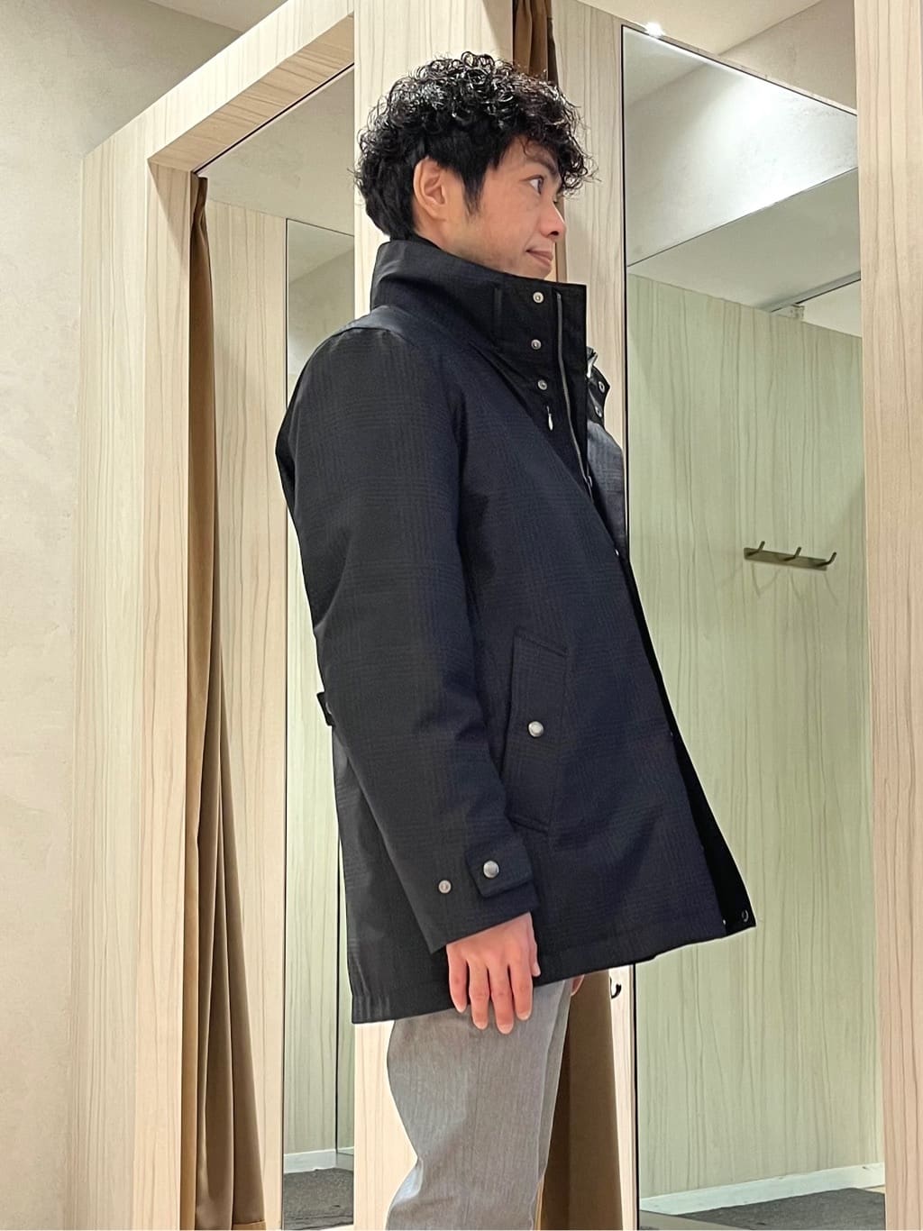 URAさんの「TAKEO KIKUCHI｜【3WAY】グレンチェック ダウンライナー ブルゾン」を使ったコーディネート