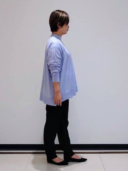 gissyさんの「INDIVI｜【洗える／裏起毛】ストレッチウォームパンツ」を使ったコーディネート