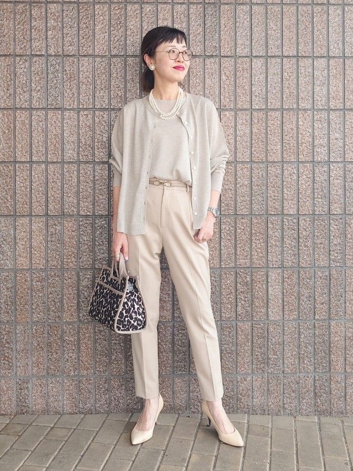 MUTSUKOさんの「UNTITLED｜【アンサンブル可/洗える】シアーノースリーブ プルオーバー」を使ったコーディネート