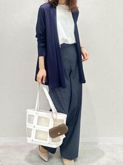 Miwaさんの「UNTITLED｜◆【接触冷感/UV機能/遮熱】ジャージカーディガン」を使ったコーディネート