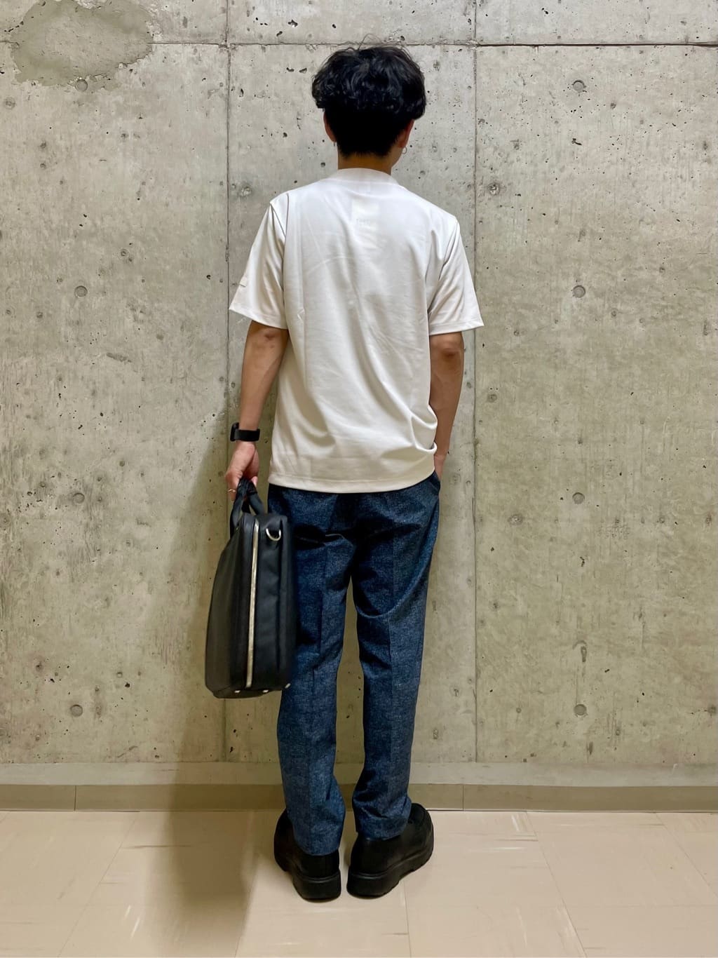 すずきさんの「TAKEO KIKUCHI｜【抗菌防臭】COOL DOTS（R）ドビープリント ジャケット」を使ったコーディネート