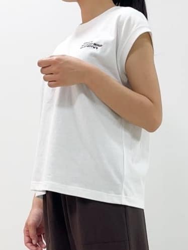yasuokaさんの「Dessin｜【洗える】オーガニックコットンフレンチスリーブ」を使ったコーディネート
