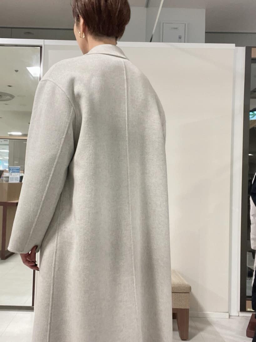 IWAMOさんの「UNTITLED｜【ロング丈/軽やか】テーラード　リバーコート」を使ったコーディネート