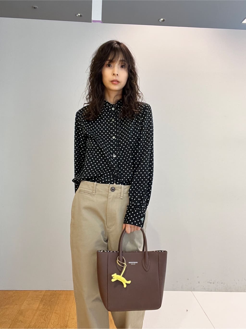 misaさんの「DRESSTERIOR｜【otonaMUSE5月号掲載/日本製】シュリンクレザーミニトート」を使ったコーディネート