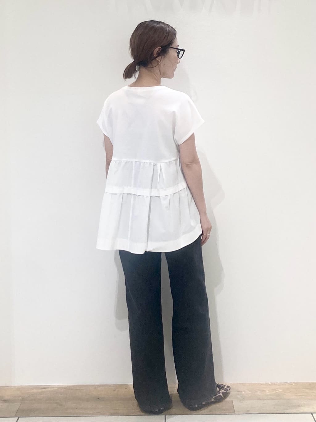 たけねぇさんの「OPAQUE.CLIP｜ドッキングティアードトップス【洗濯機洗い可】」を使ったコーディネート