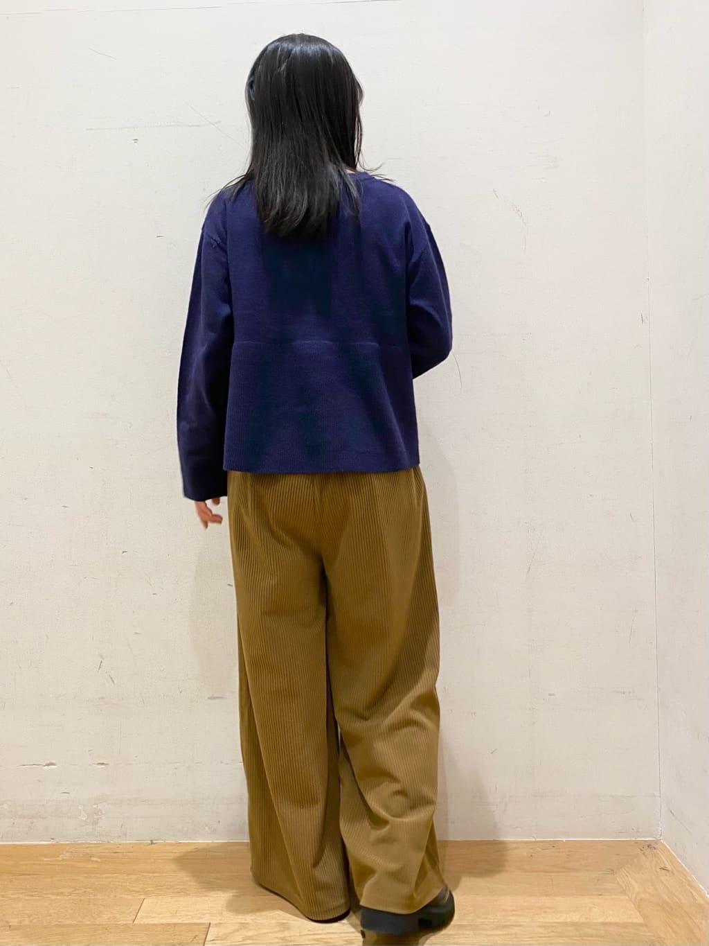 みなみさんの「OPAQUE.CLIP｜ペプラムニット【洗濯機OK】」を使ったコーディネート