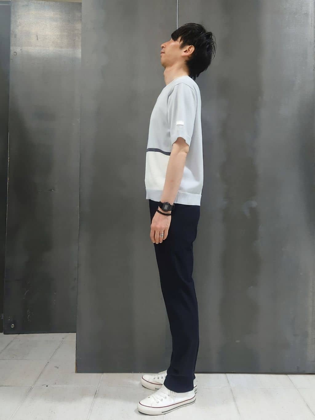 kawamuさんの「TAKEO KIKUCHI｜【360&deg;ストレッチ／セットアップ対応】None Of Stress パンツ」を使ったコーディネート