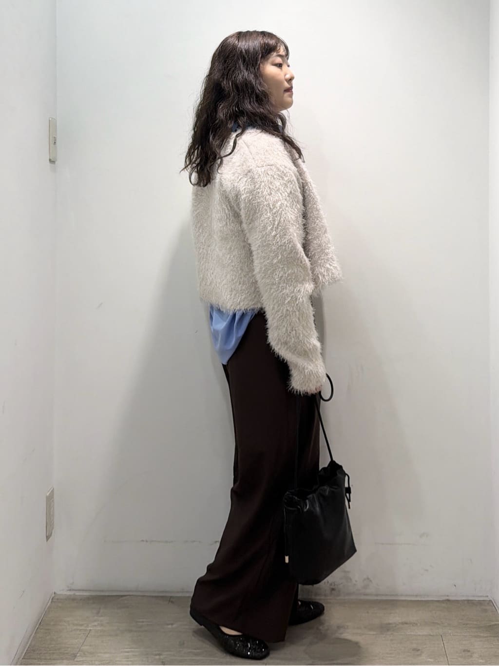 sumicaさんの「OPAQUE.CLIP｜タックデザインワイドパンツ【洗濯機OK】」を使ったコーディネート