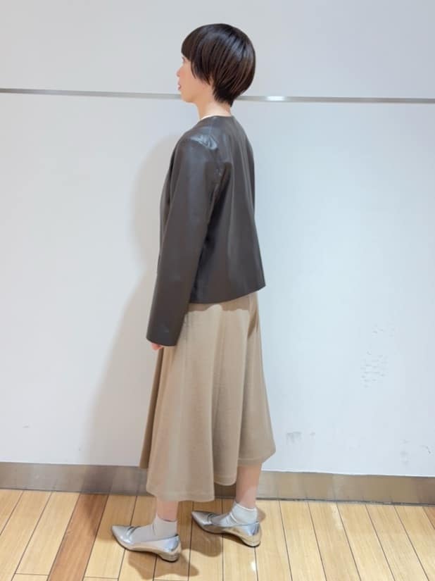あやさんの「UNTITLED｜【アンサンブル可/洗える/ウール100%】クルーネックウールニット」を使ったコーディネート