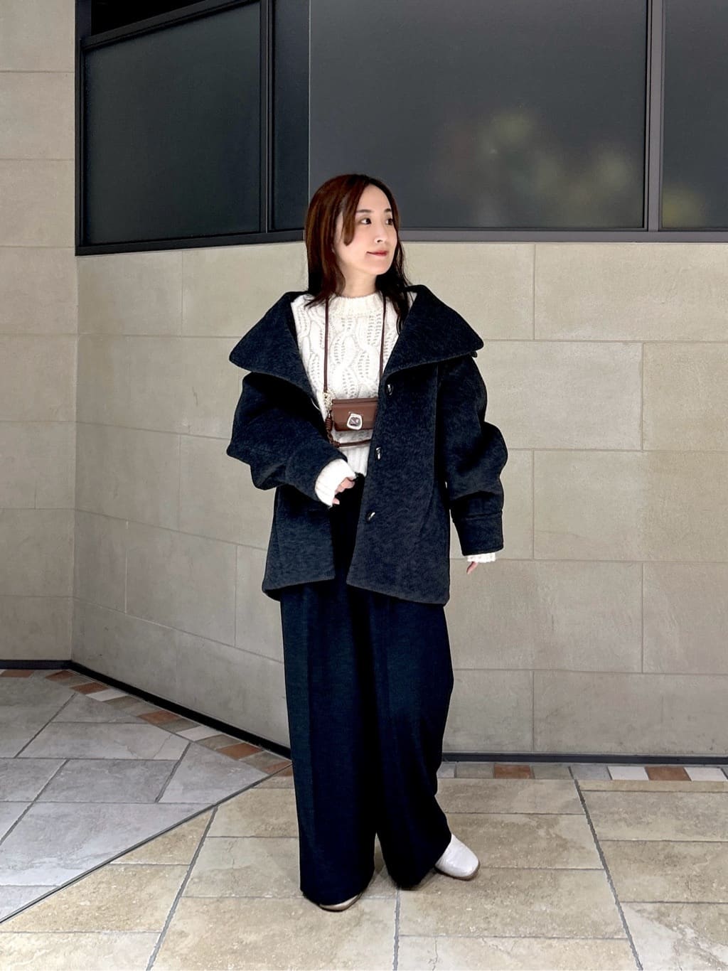よねさんの「INDIVI｜コンパクト2Wayミニパース」を使ったコーディネート