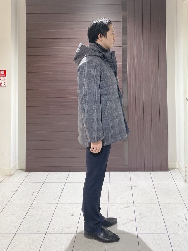 ToyoPさんの「TAKEO KIKUCHI｜【3WAY】ジャカード グレンチェック ダウンライナー ブルゾン」を使ったコーディネート