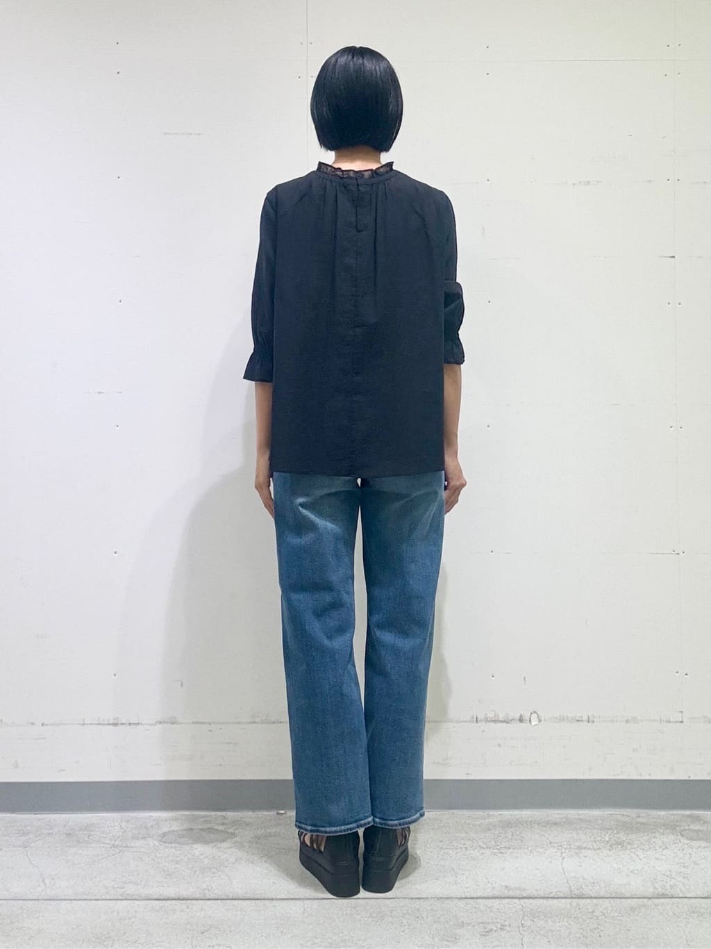 naoさんの「INDIVI｜【洗える/コットン】ピンタックシアーブラウス」を使ったコーディネート