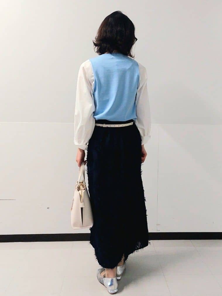 くまみさんの「OPAQUE.CLIP｜スライドベルト」を使ったコーディネート