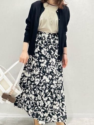 Miwaさんの「UNTITLED｜バイカラーメガネストラップ」を使ったコーディネート