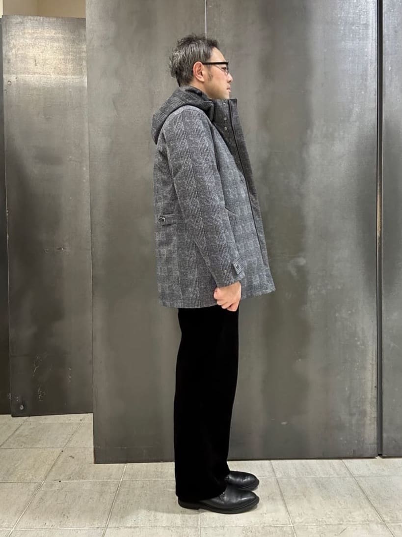 coheyさんの「TAKEO KIKUCHI｜【3WAY】ジャカード グレンチェック ダウンライナー ブルゾン」を使ったコーディネート