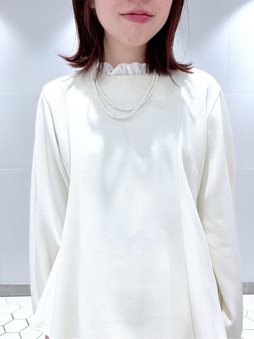 Makinoさんの「Dessin｜【入卒/セレモニー/セットアップ可能】カットジョーゼット2WAYトップス」を使ったコーディネート