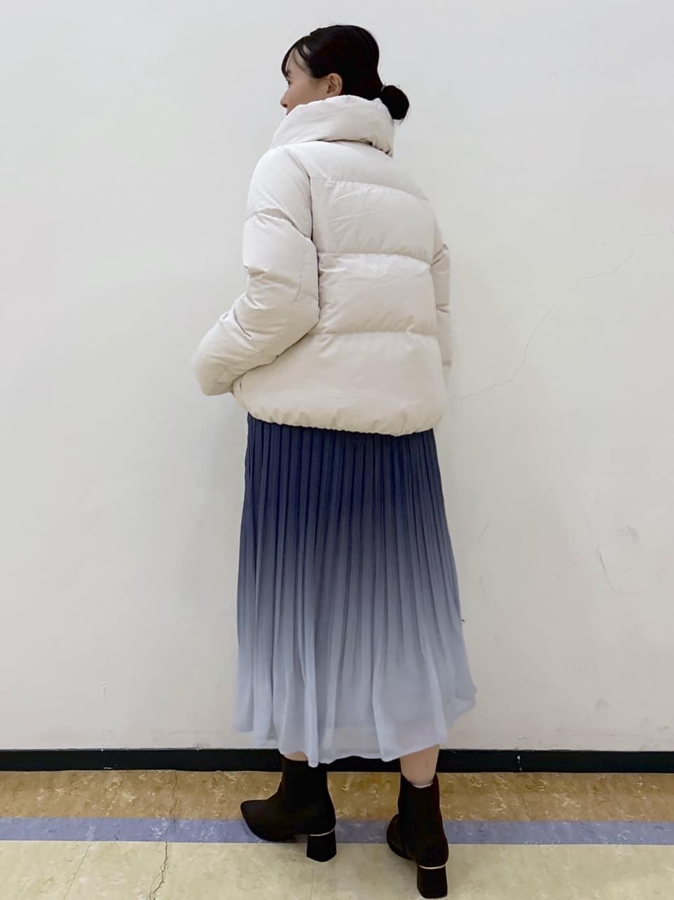akariさんの「index｜KAWADAダウンショートコート【撥水／洗濯機OK／静電気防止裏地】《XS～LL》」を使ったコーディネート