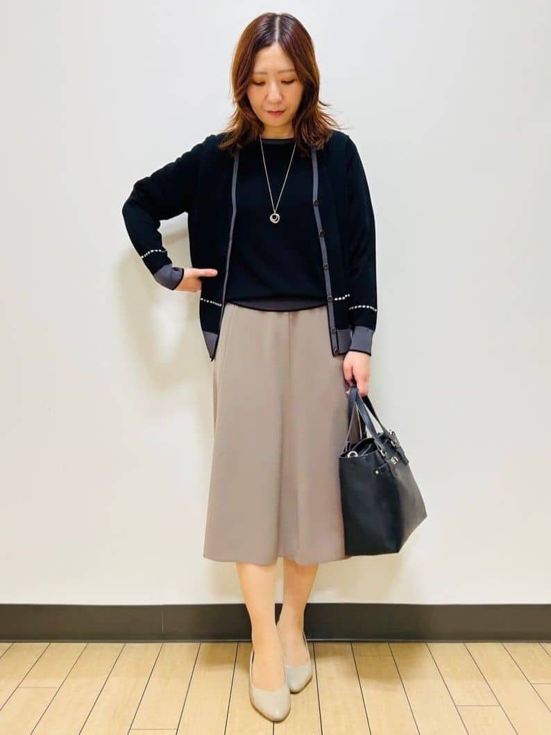 miiiさんの「Reflect｜ラインストーン＋リングデザインネックレス」を使ったコーディネート