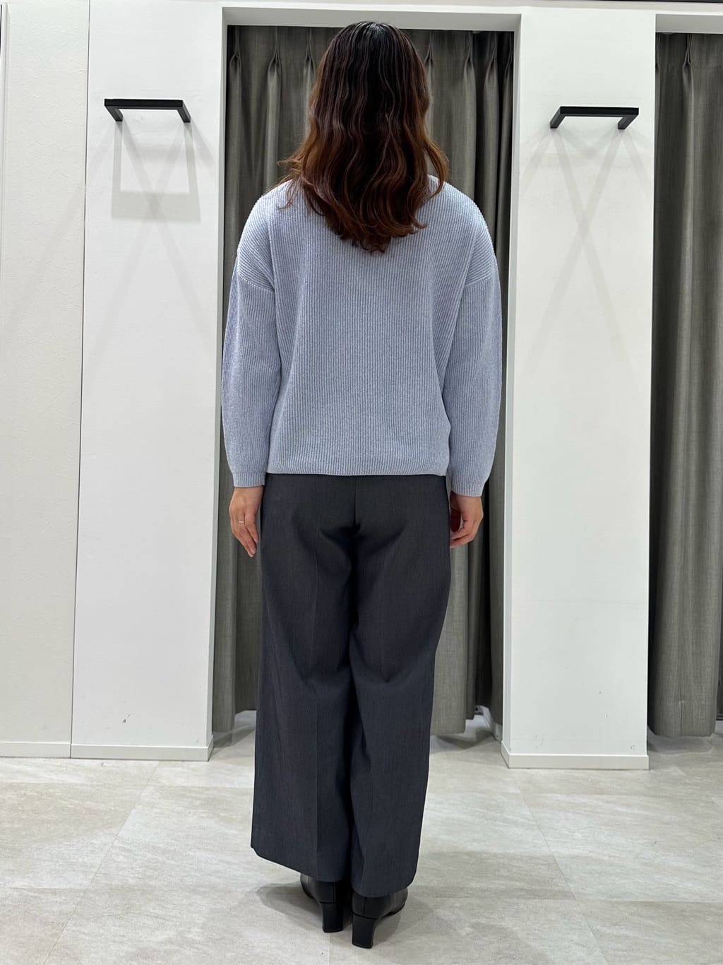 kimiさんの「UNTITLED｜◆【夏SALE】クルーネックミックスカラーニット」を使ったコーディネート