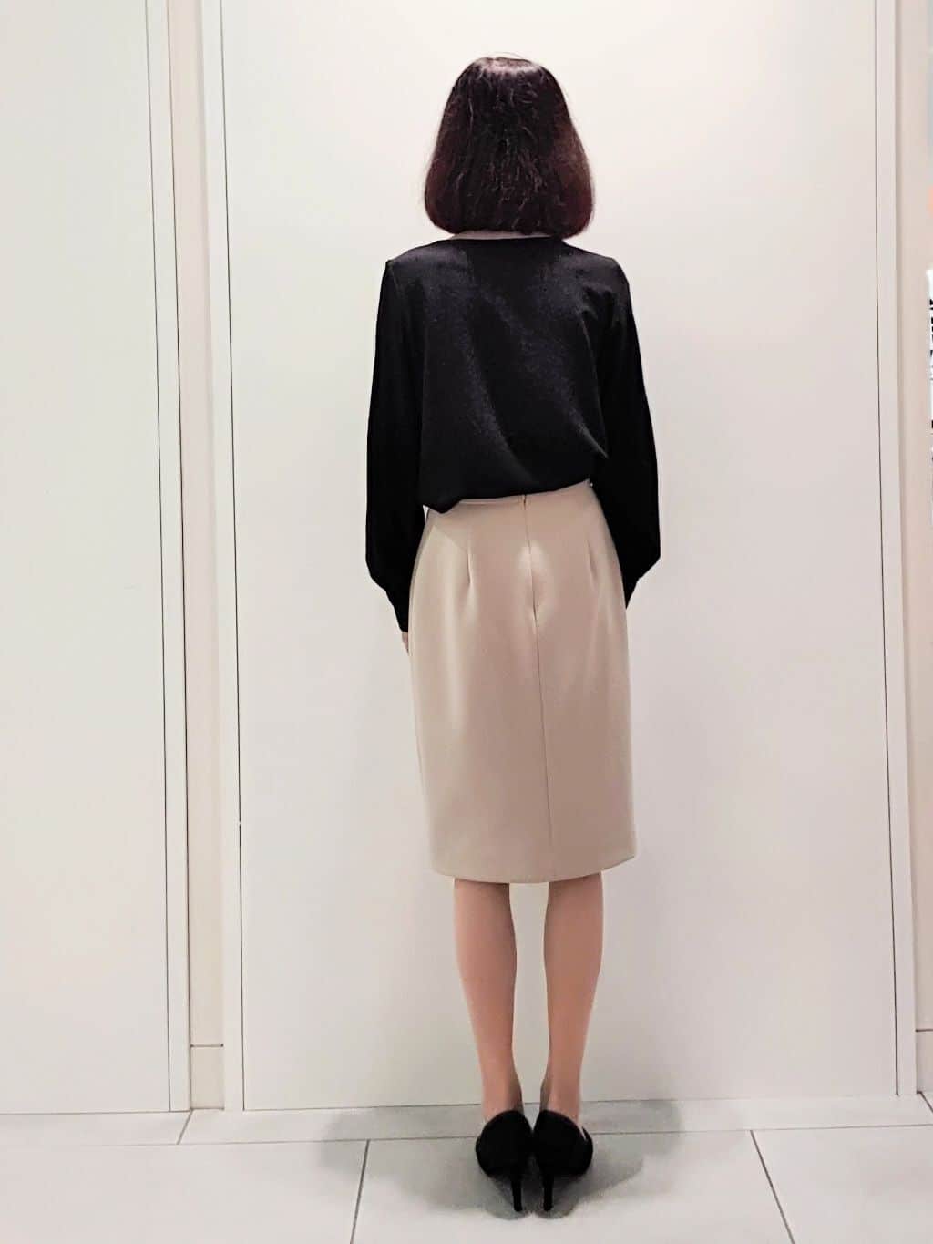 tocoさんの「COUP DE CHANCE｜【日本製】ロングフェイクパールネックレス3」を使ったコーディネート