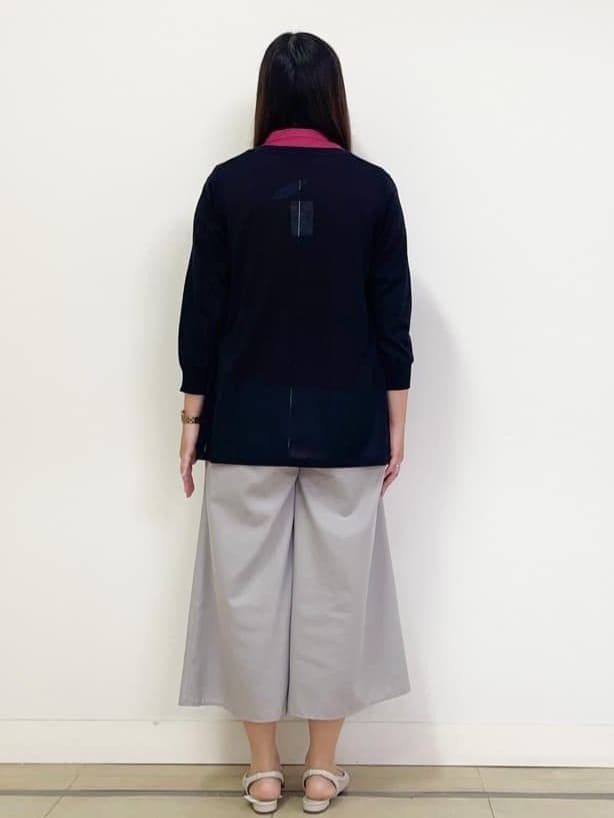 chisaさんの「Reflect｜【選べる5色◎／マシンウォッシュ可】シャーリングデザインブラウス」を使ったコーディネート