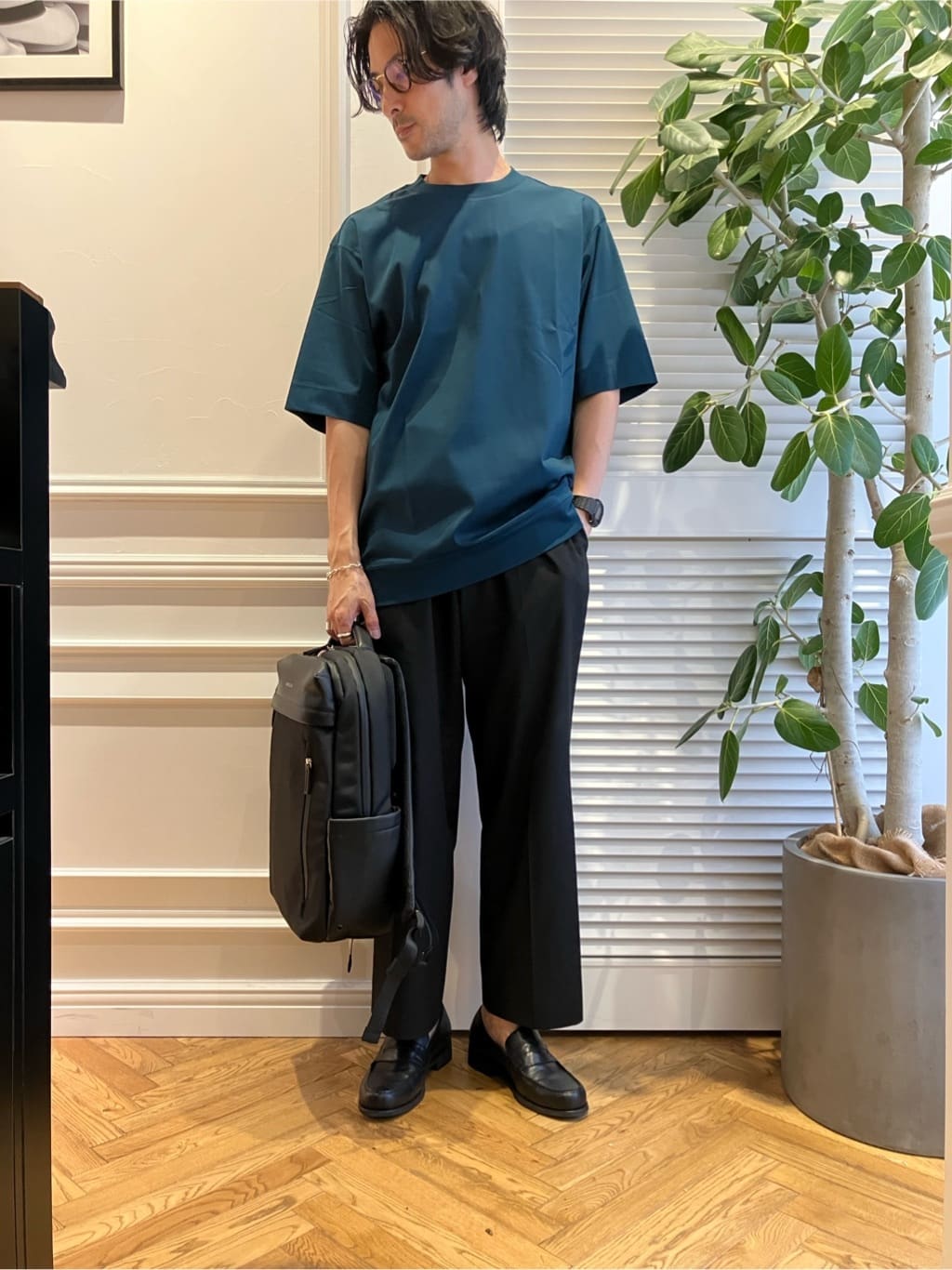 junyaさんの「DRESSTERIOR｜【撥水加工/Safari5月号掲載】ローファー」を使ったコーディネート