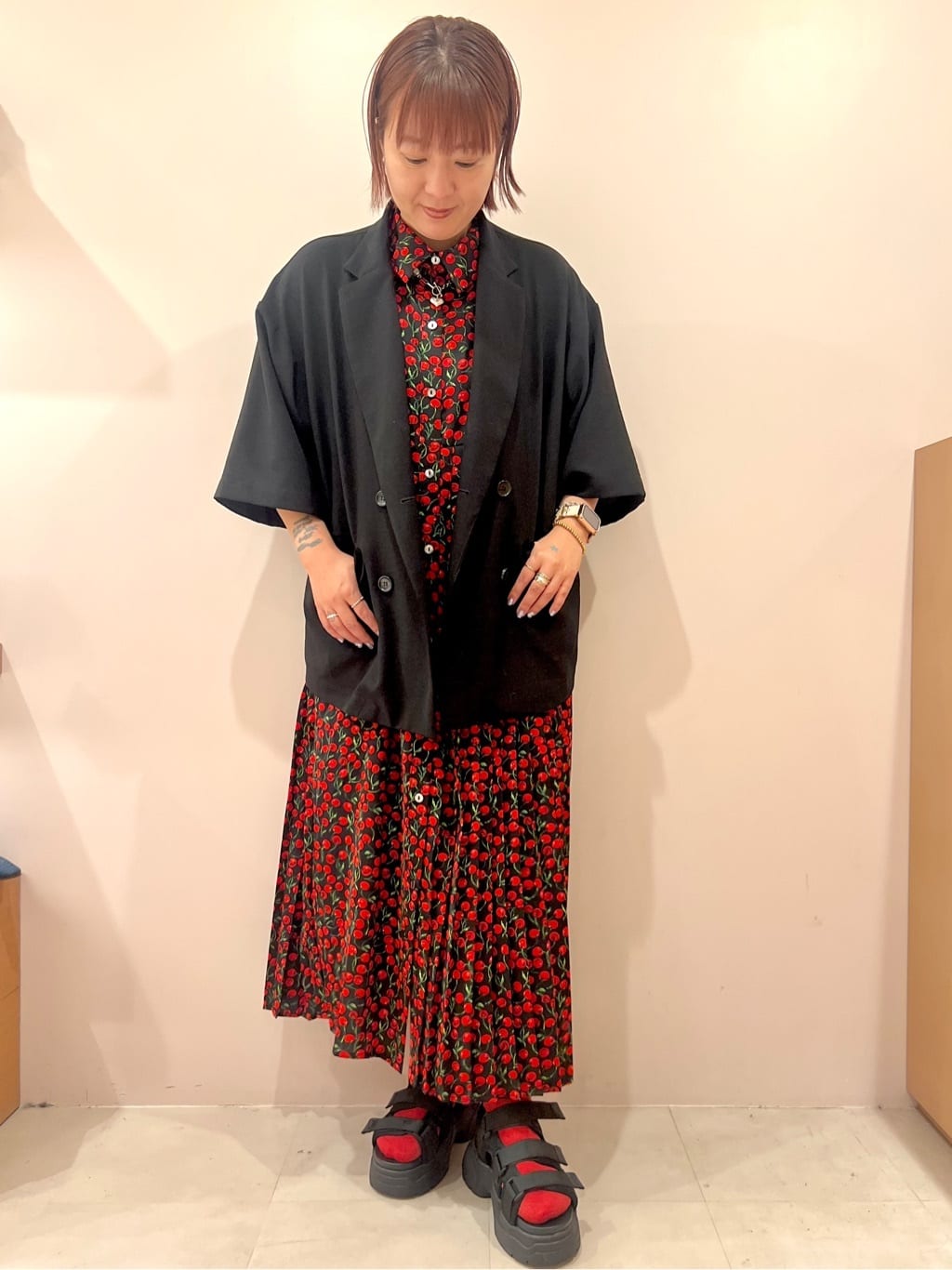TAKAさんの「ESPERANZA｜3本ベルトスポサン」を使ったコーディネート
