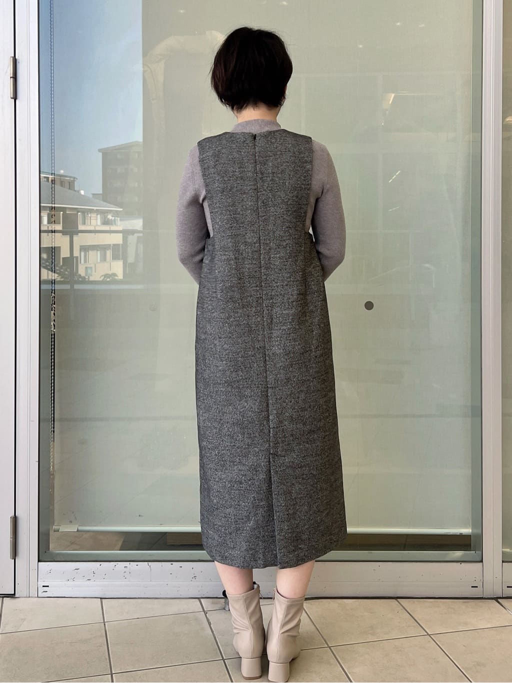 yo-koさんの「OPAQUE.CLIP｜ラメツイードジャンスカ【洗濯機OK】」を使ったコーディネート