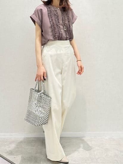Miwaさんの「UNTITLED｜◆【接触冷感/UV機能/遮熱】ジャージカーディガン」を使ったコーディネート
