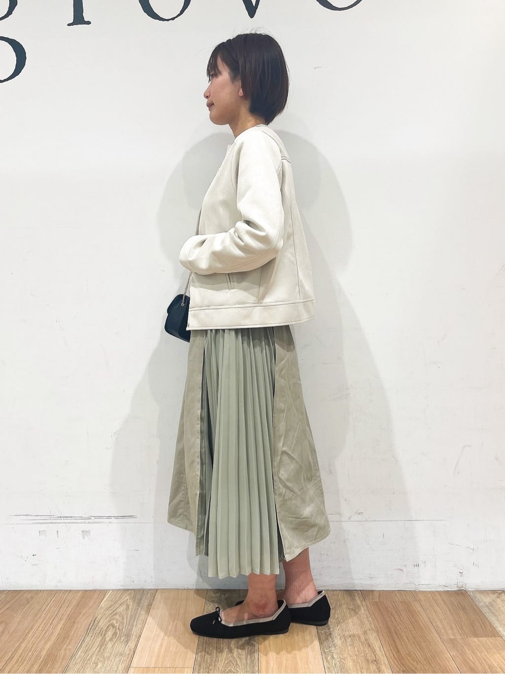 山さんさんの「grove｜グローブ人気のスカート！デニムサイドプリーツスカート」を使ったコーディネート